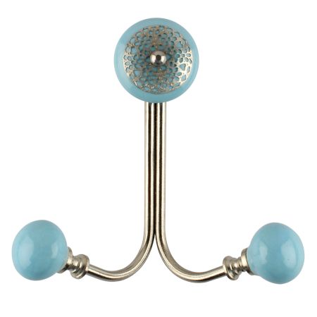 Turquoise Strewn Flat Wired Hooks Online